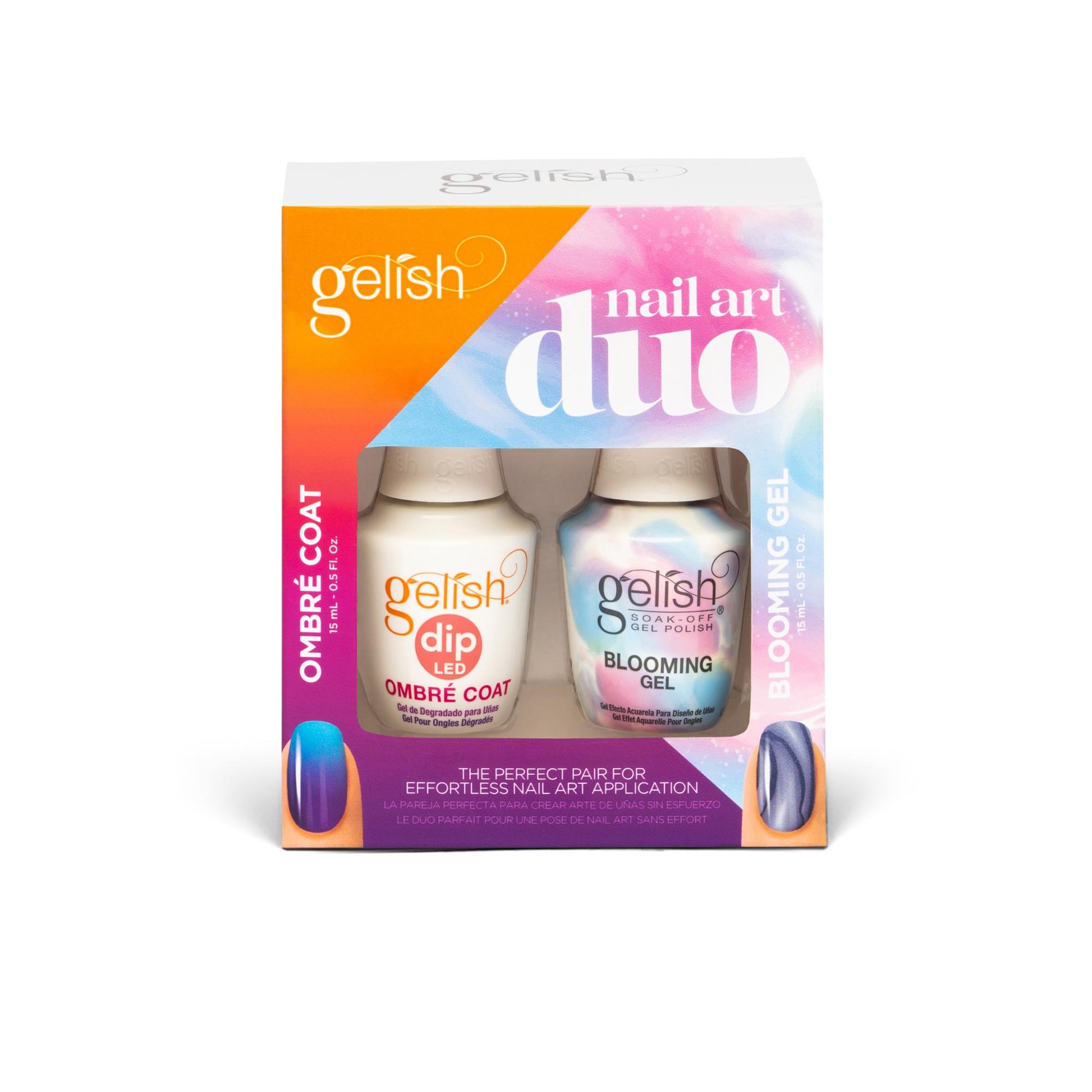 Gelish Ombre Coat & Blooming Gel Duo
