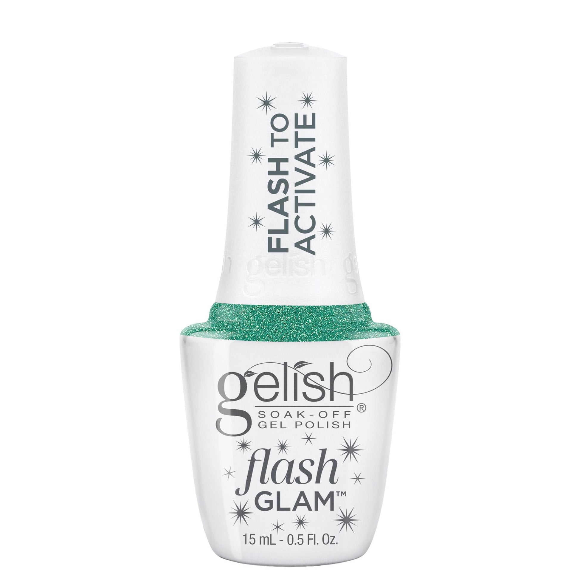 Gelish Flash Glam, Mint To Sparkle, 0.5 fl oz