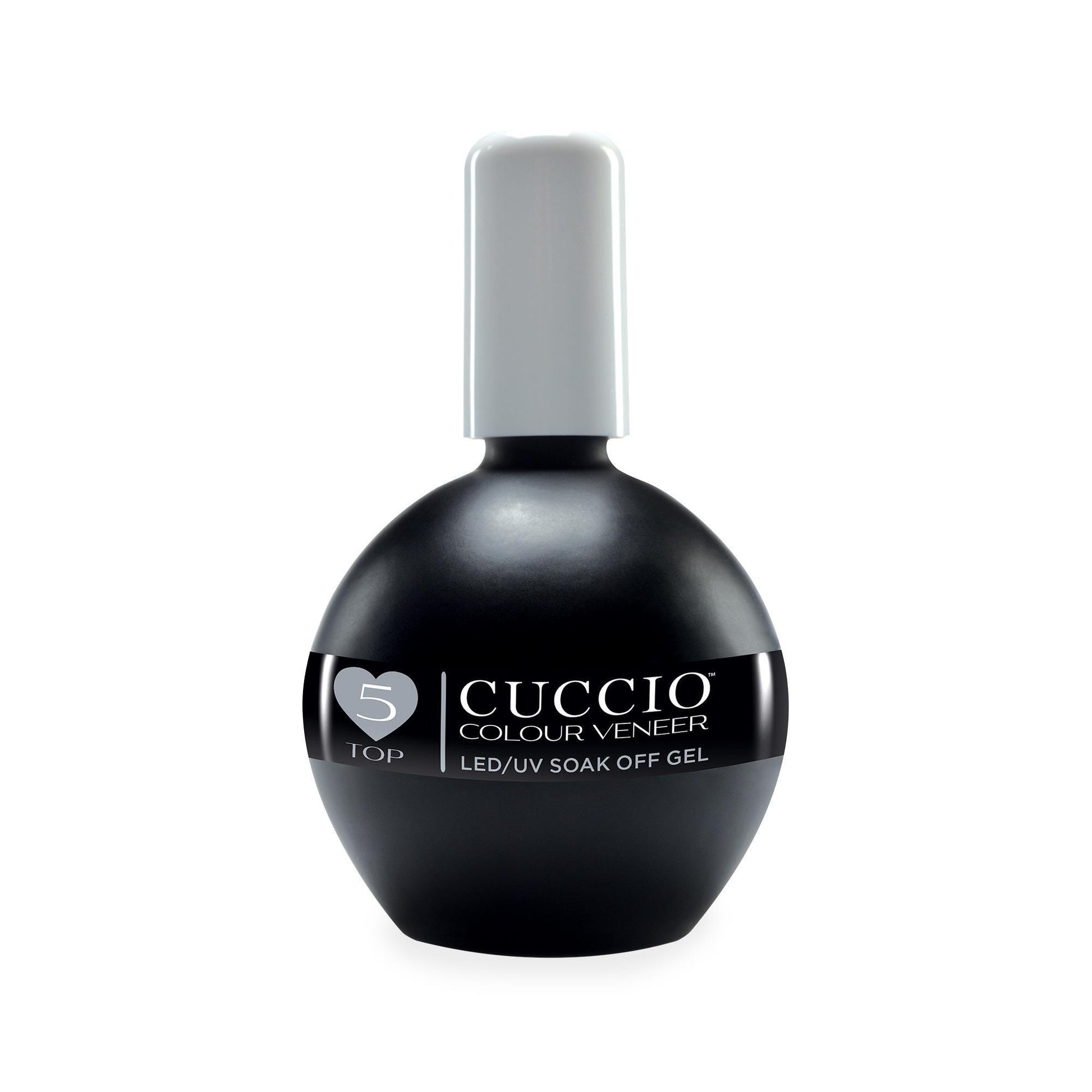 Cuccio Veneer Bubble Bottle Top Coat No. 5, 2.5oz