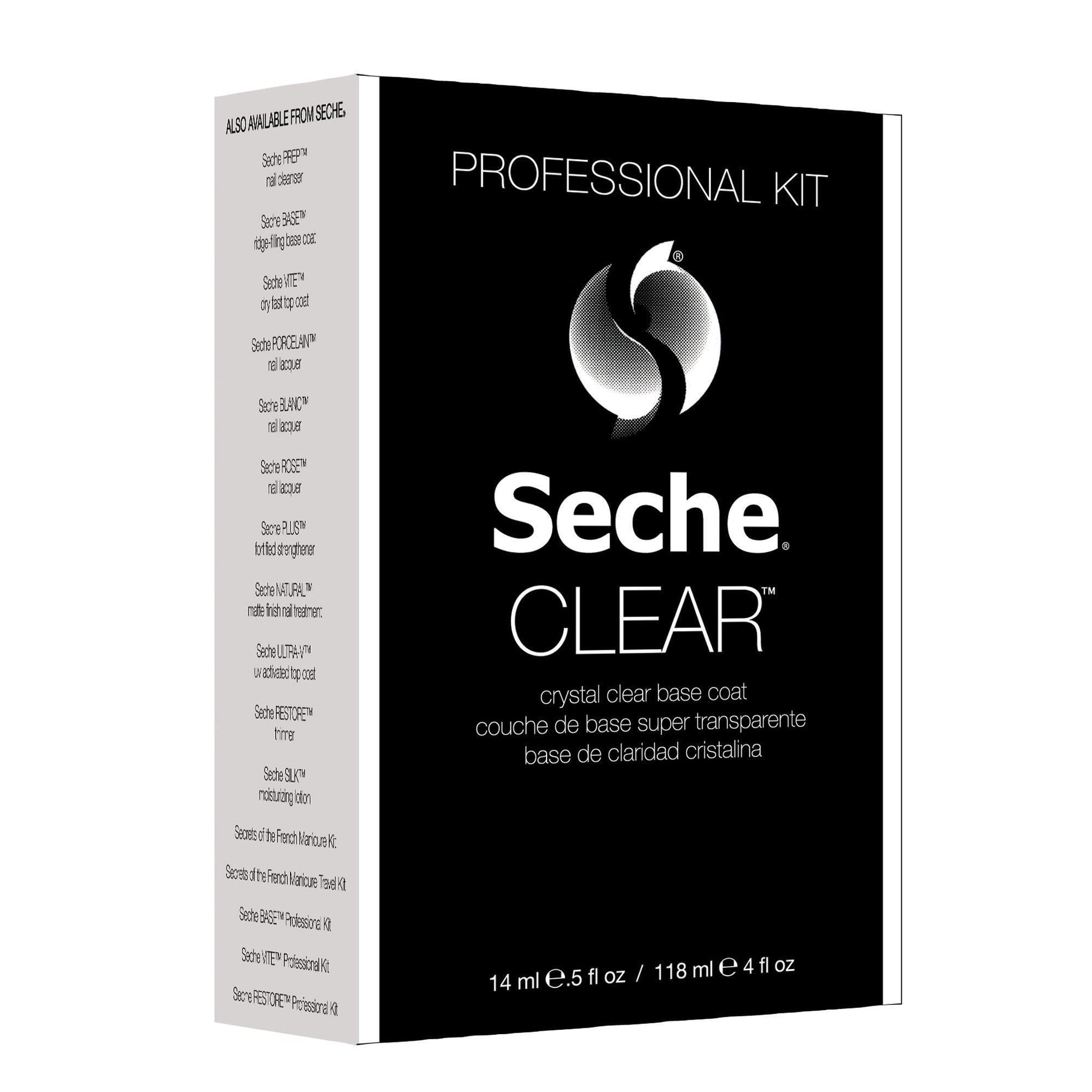 Seche Clear Base Professional Refill Kit, 4oz