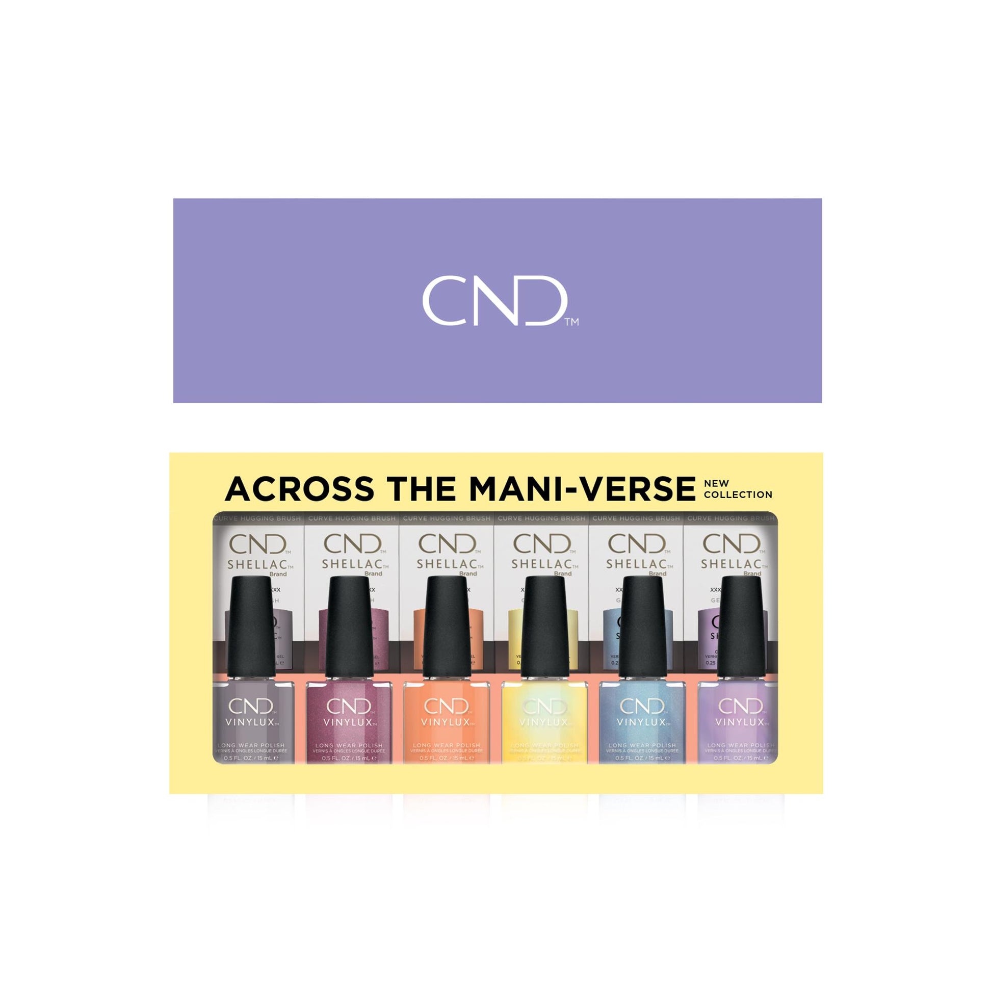CND Shellac & Vinylux, Prepack, Across The Mani-Verse, 12 pc