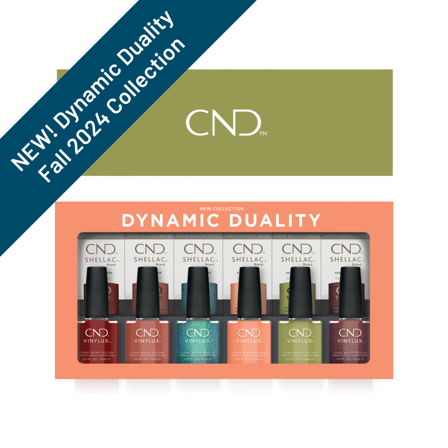 CND Shellac & Vinylux, Prepack, Dynamic Duality, 12 pc